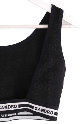 Haut de sport Sandro Noir en Synthétique