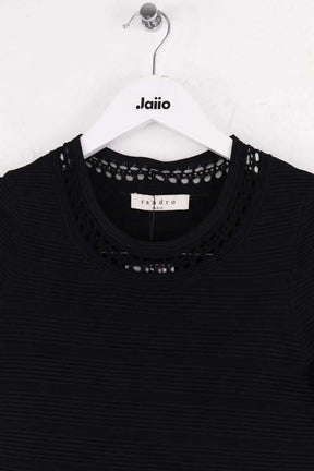 Robe Sandro Noir en Viscose