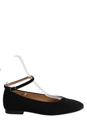 Ballerines Chatelles Noir en Daim, taille 37 - Seconde Main