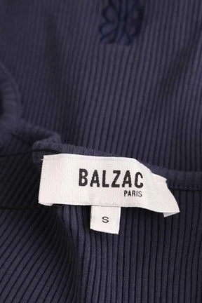 Top sans manche Balzac Bleu en Coton
