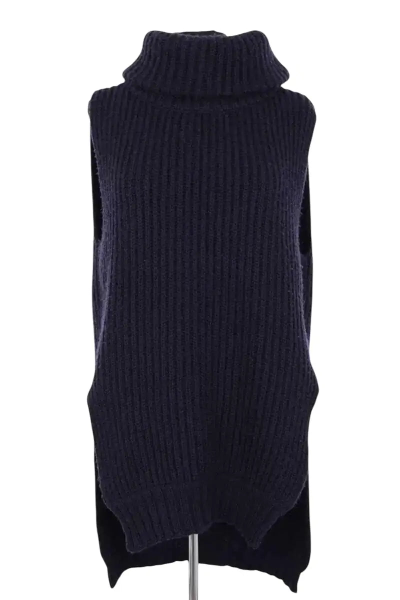 Pull Celine Marine en Laine, taille S - Seconde Main