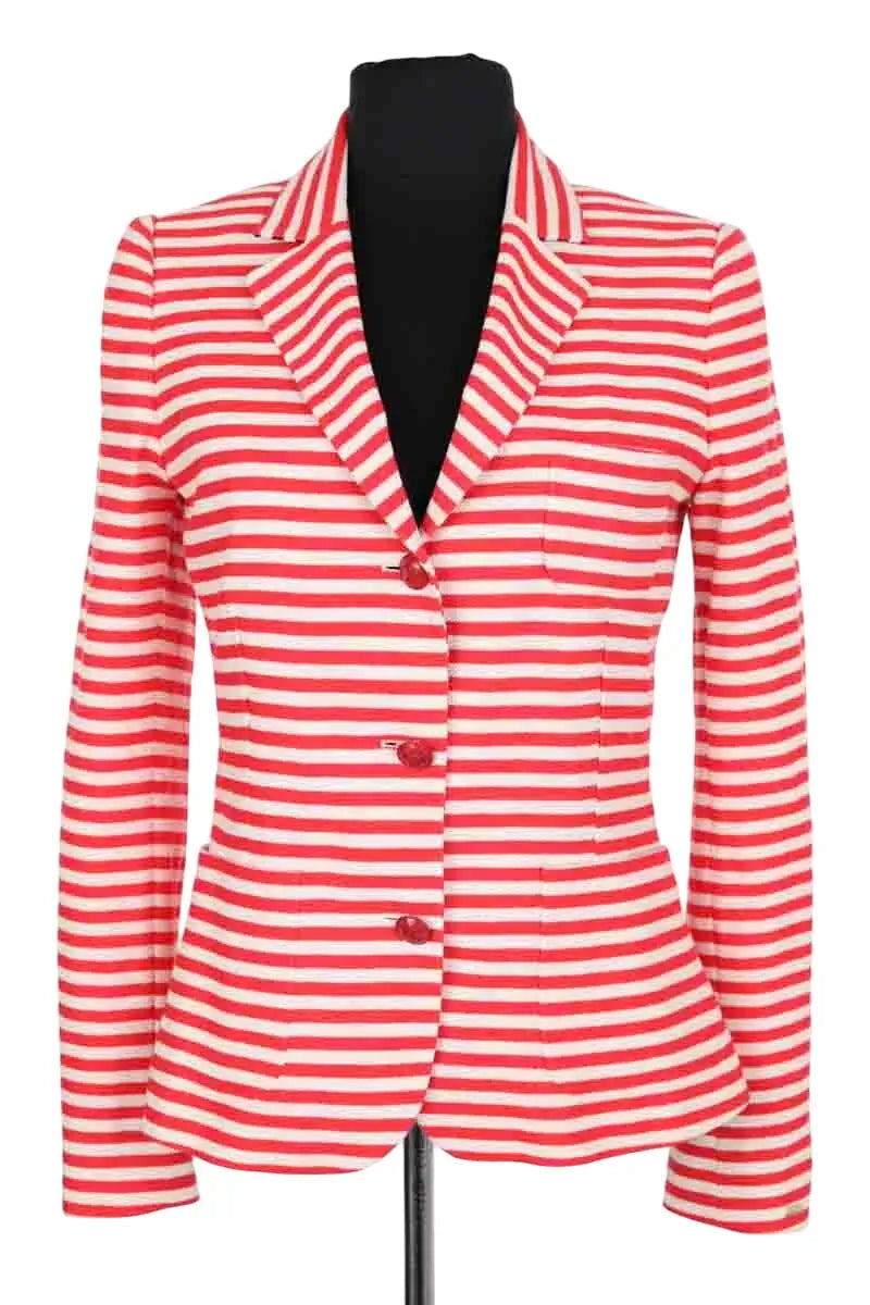 Blazer Tommy Hilfiger Rouge en Coton, taille M - Seconde Main