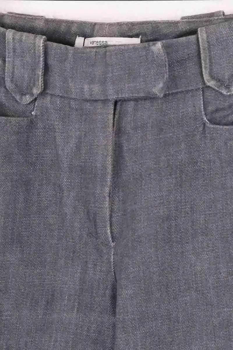 Jean bootcut Vanessa Bruno Gris en Coton