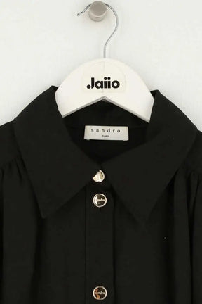 Robe Sandro Noir en Viscose