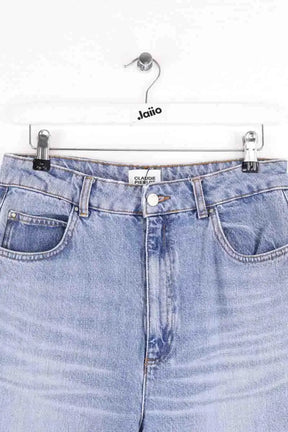 Jean droit Claudie Pierlot Bleu en Coton