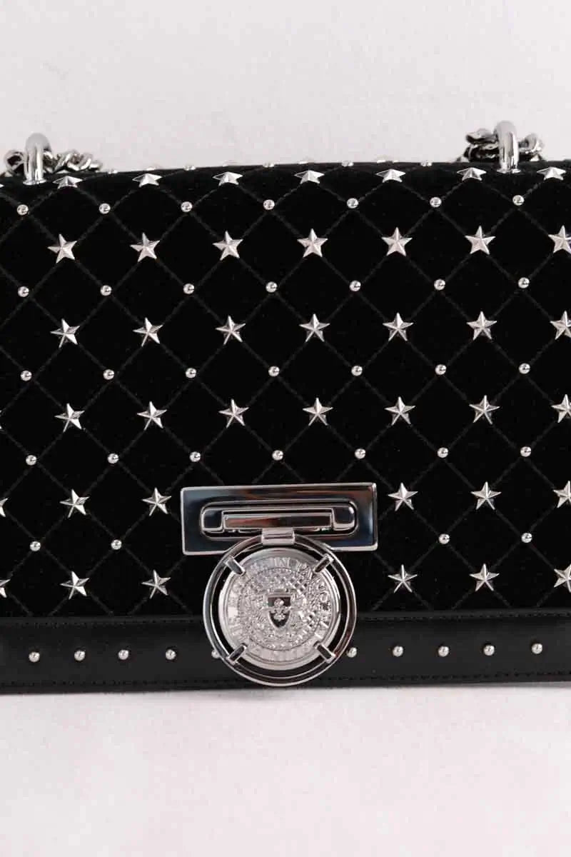 Sac à bandoulière Bbox  Balmain BBOX Noir en Cuir