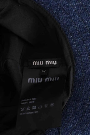 Panama Miu Miu Marine en Coton