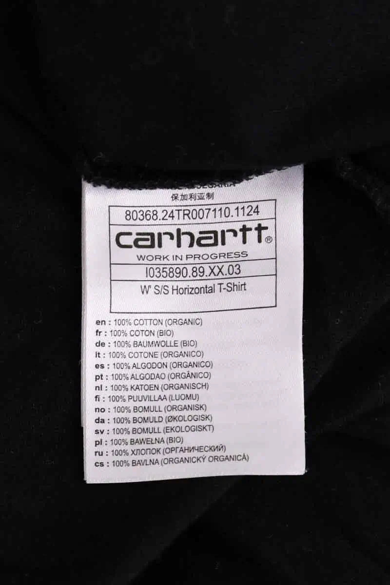 T-shirt Carhartt Noir en Coton