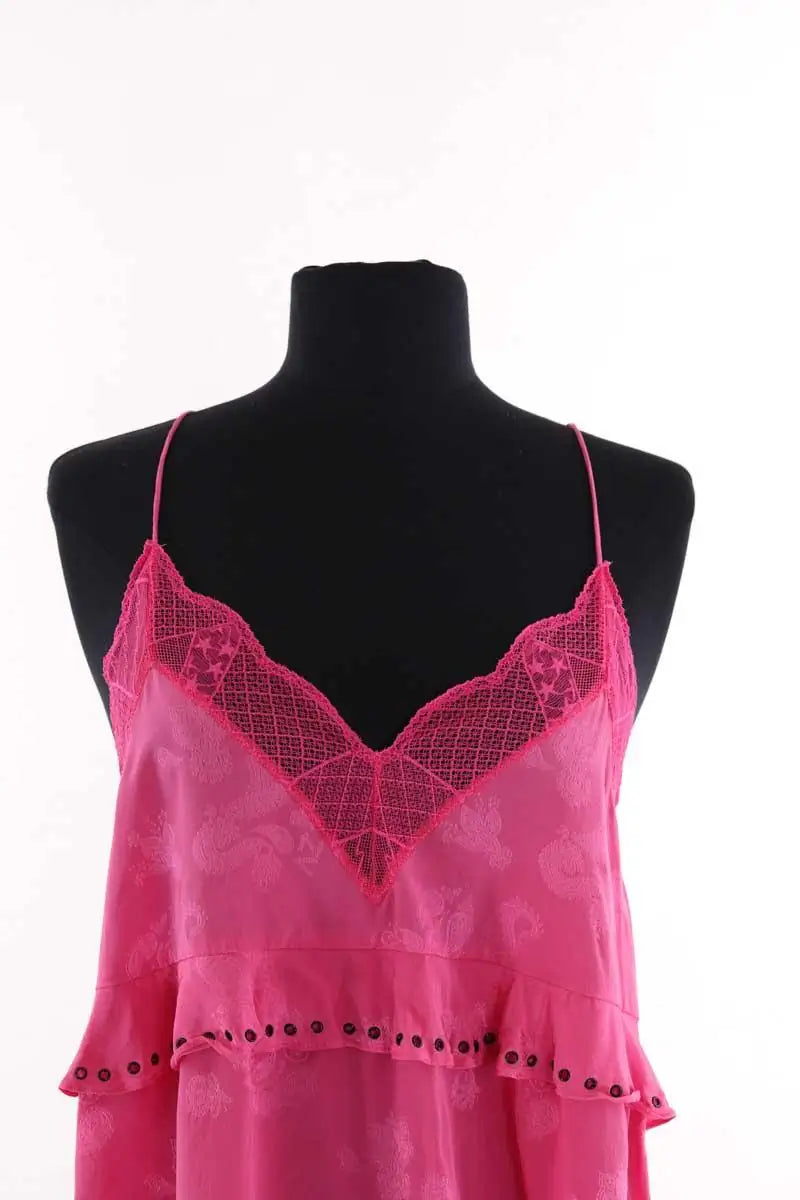 Top sans manche Zadig & Voltaire Rose en Soie