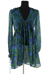 Robe The Kooples Vert en Synthétique, taille S - Seconde Main