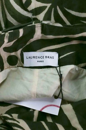 Pantalon Carot Laurence Bras Vert en Lin