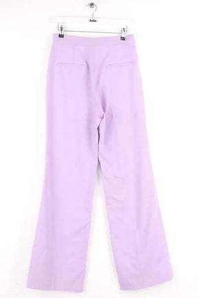 Pantalon droit Sandro Palermo Violet en Viscose