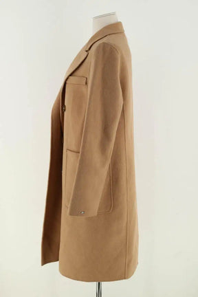 Manteau Tommy Hilfiger Camel en Laine
