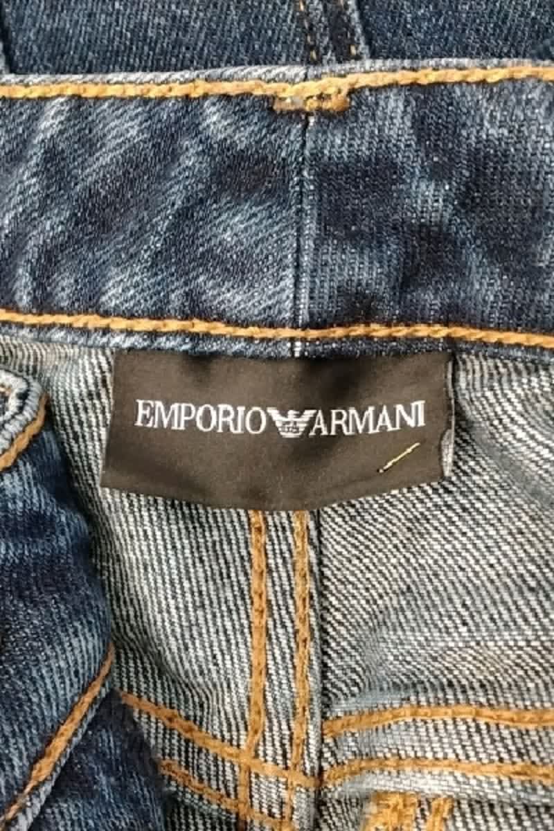 Jean large Armani  Bleu