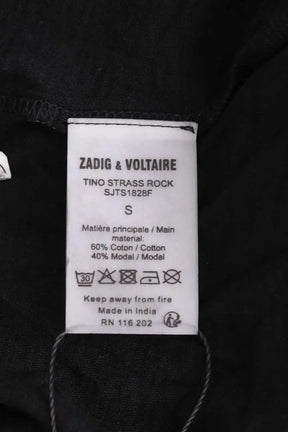 T-shirt Zadig & Voltaire Noir en Coton