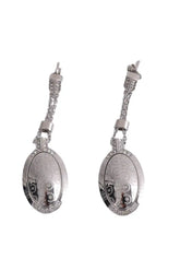 Boucles d'oreilles Cerruti Argent en Acier - Seconde Main
