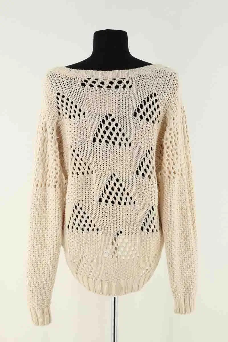 Pull Claudie Pierlot Ecru en Coton