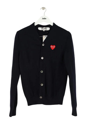Cardigan Comme Des Garçons Marine en Laine, taille M - Seconde Main