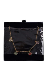 Collier Swarovski Doré en Acier - Seconde Main