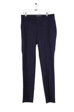 Pantalon droit The Kooples Marine en Laine, taille S - Seconde Main