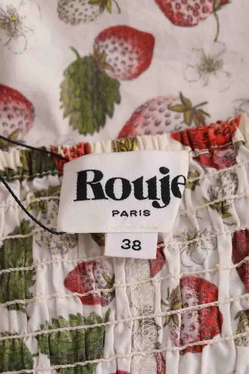 Top sans manche Rouje Multicolore en Coton