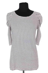 T-shirt Sandro Blanc en Viscose, taille S - Seconde Main