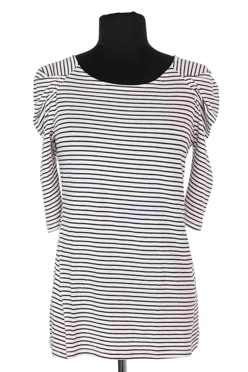 T-shirt Sandro Blanc en Viscose, taille S - Seconde Main