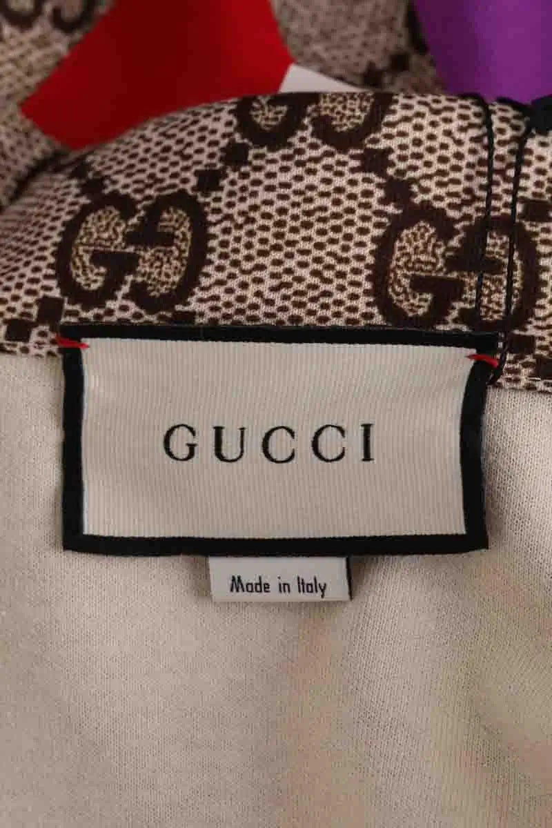 Veste Gucci Marron en Synthétique