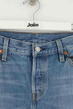 Jean droit Levi's 501 Bleu en Coton