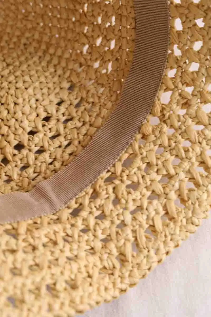 Chapeau Miu Miu Beige en Osier
