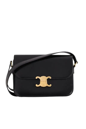 Sac à bandoulière Celine Triomphe Noir en Cuir - Seconde Main
