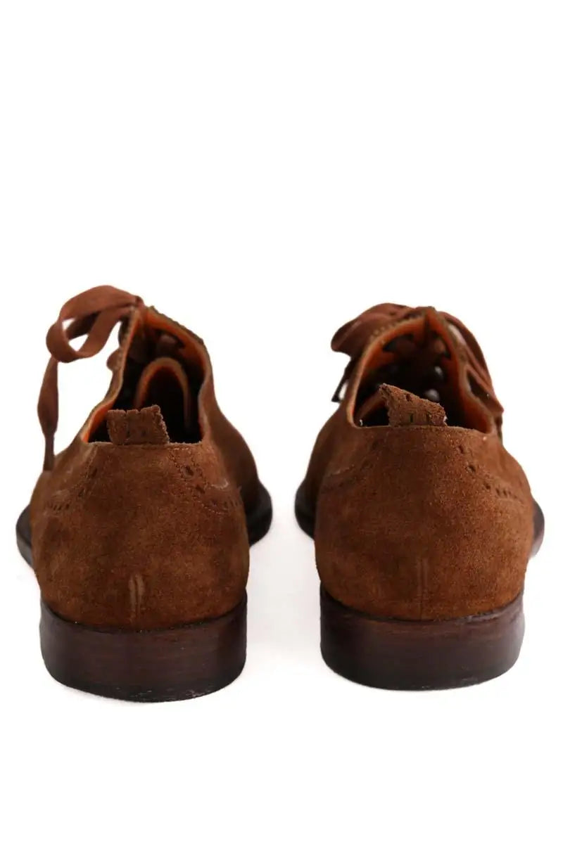 Chaussures à lacets Etro Marron en Daim