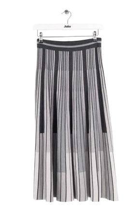 Jupe Kujten Gris en Soie, taille S - Seconde Main