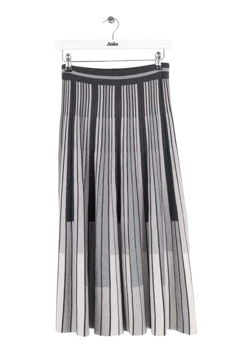 Jupe Kujten Gris en Soie, taille S - Seconde Main