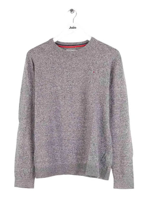 Pull Tommy Hilfiger Anthracite en Coton, taille S - Seconde Main