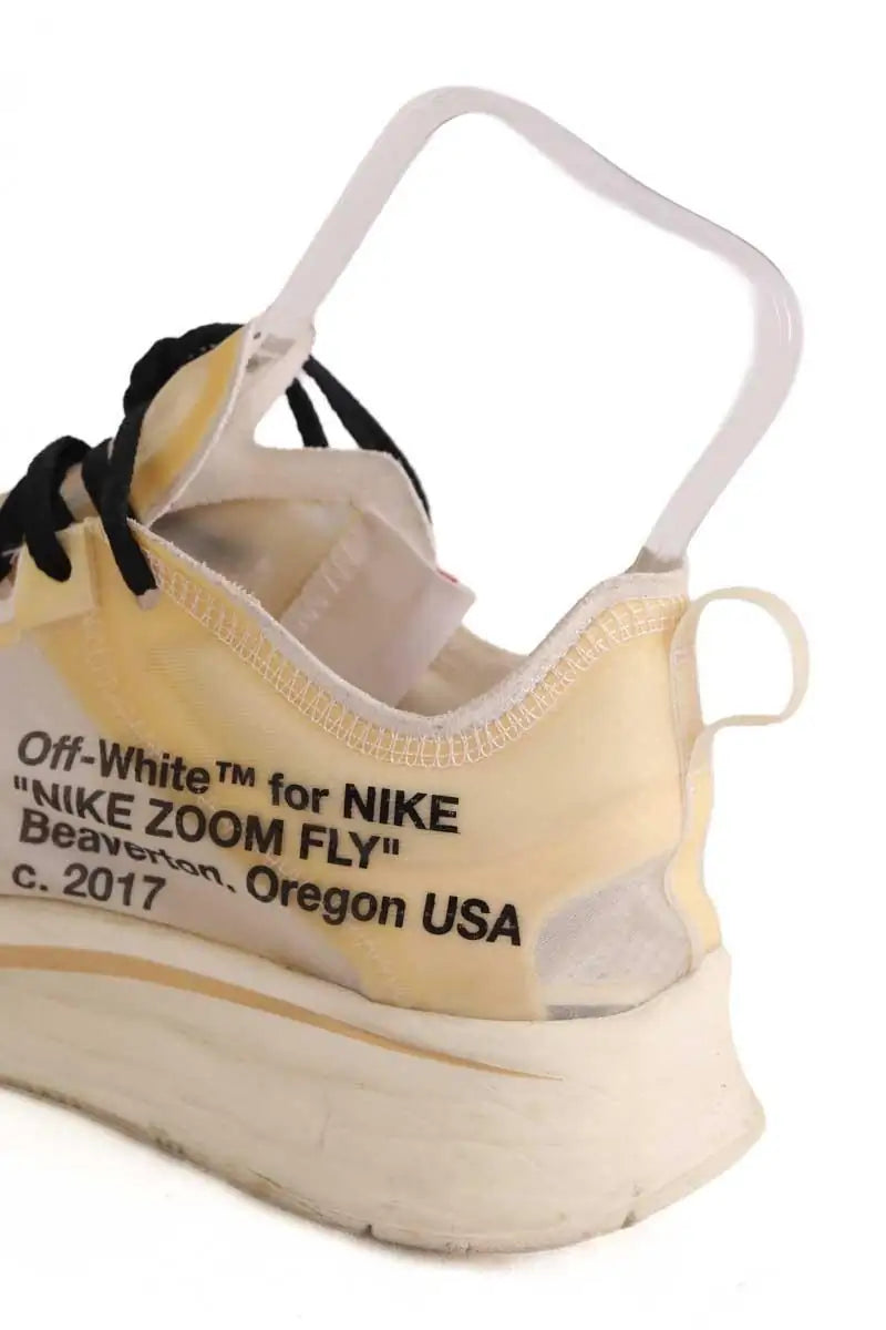 Baskets basses Off White Beige en Tissu