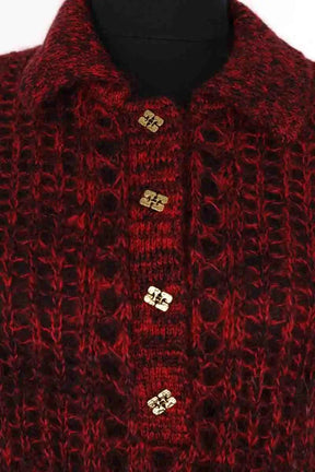 Pull Ganni Rouge en Laine