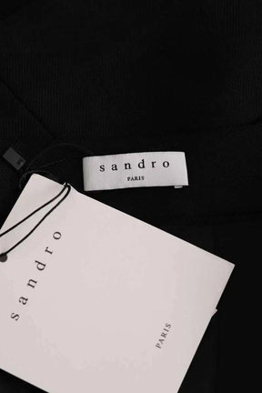 Short Sandro Noir en Viscose