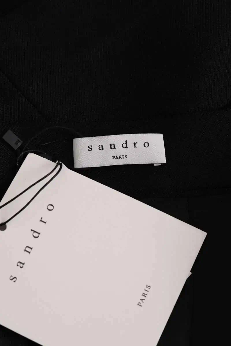 Short Sandro Noir en Viscose