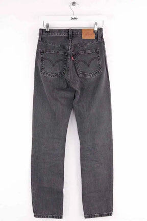 Jean droit Levi's 501 Noir en Coton