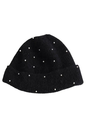 Bonnet Sandro Noir en Laine, taille TU - Seconde Main