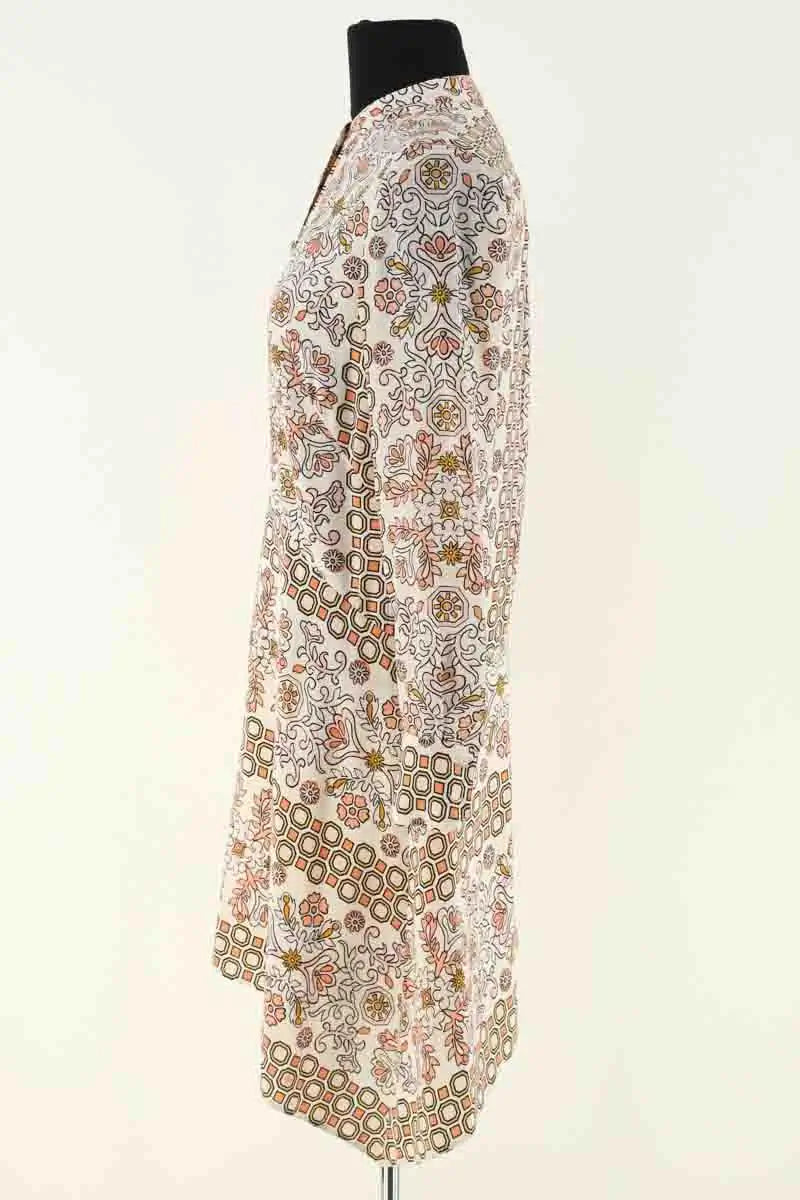 Robe Tory Burch Ecru en Soie