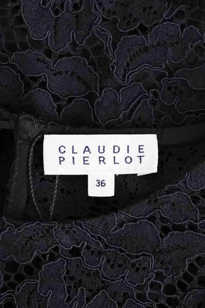 Robe Claudie Pierlot Noir en Synthétique