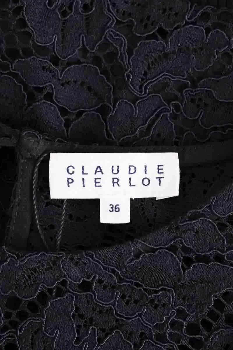 Robe Claudie Pierlot Noir en Synthétique