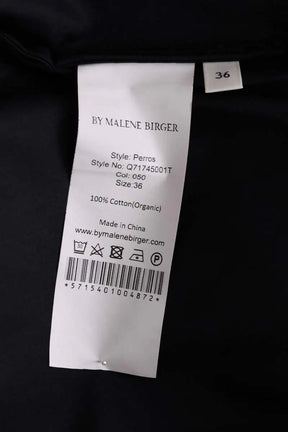 Robe By Malene Birger Noir en Coton