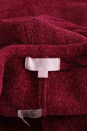 Pantalon Carot Hanifa Cori Rose en Synthétique