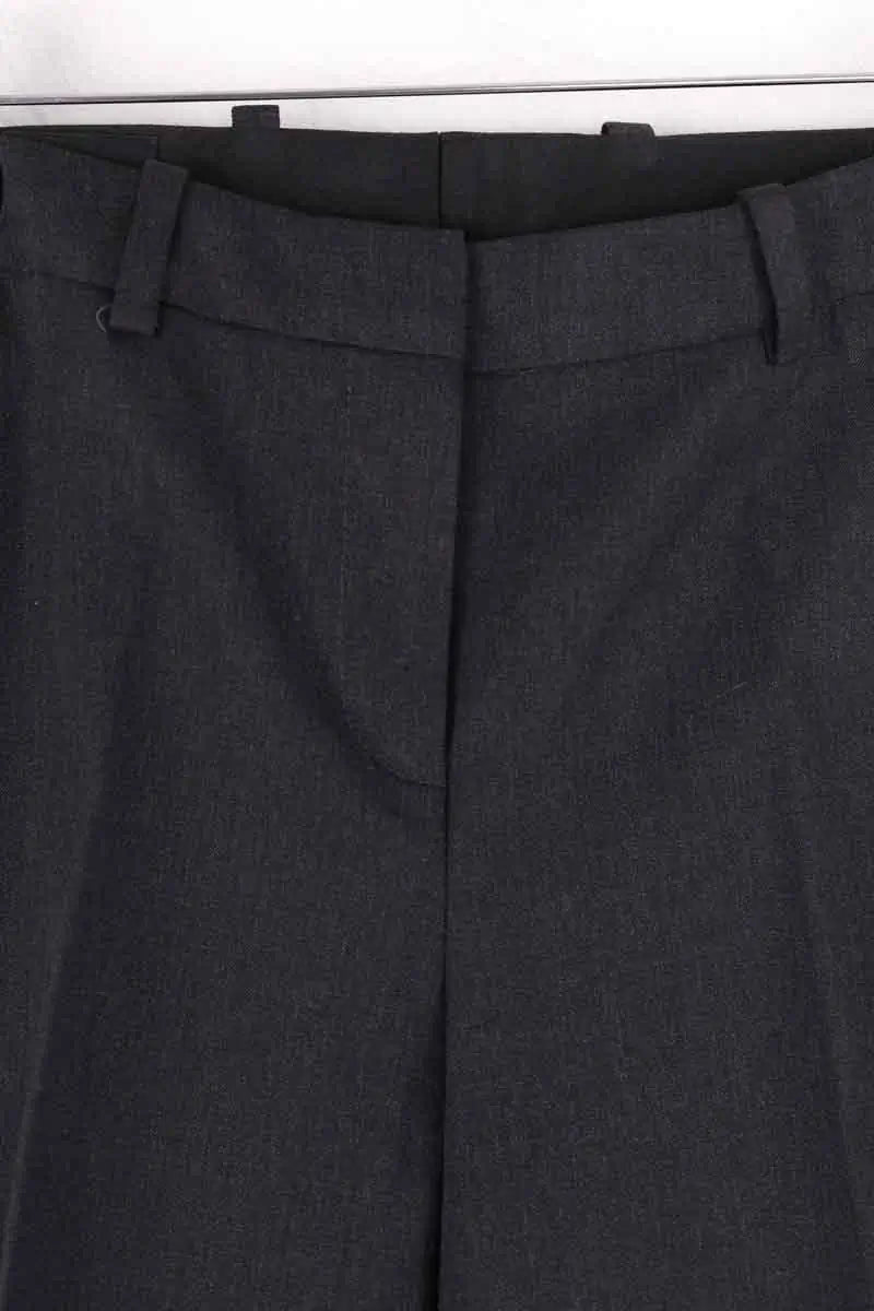 Pantalon droit The Kooples Noir en Laine