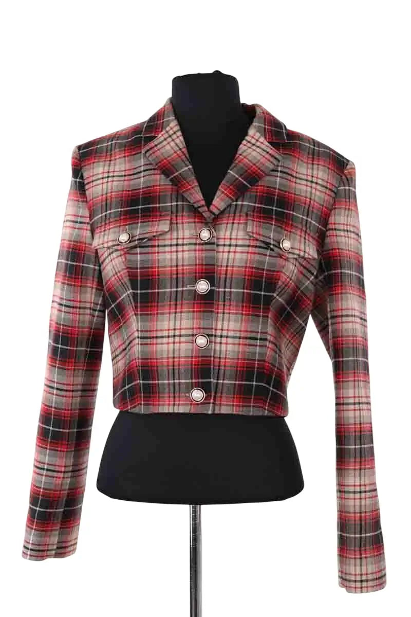 Veste Tara Jarmon Rouge en Synthétique, taille S - Seconde Main