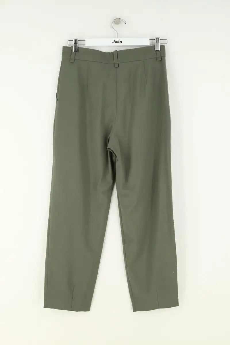 Pantalon Maje Kaki en Laine