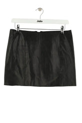 Mini jupe Maje Anaelle Noir en Cuir, taille S - Seconde Main